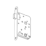 Mauer 1545 BAD/WC magneetslot - doornmaat 50 voorplaat afgerond