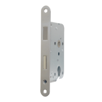 Mauer 1545 D+N cilinder magneetslot - doornmaat 50 voorplaat afgerond