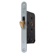 Mau&shy;er 1134 bad&shy;ka&shy;mer schuif&shy;deur&shy;slot - doorn&shy;maat 50 WC63 af&shy;ge&shy;rond - RVS