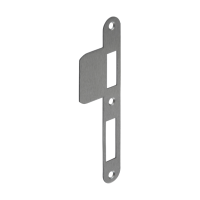 Mauer 538 - sluitplaat met verlengde lip - RVS - afgerond - dag/nachtschoot - DR. 2+4 Mauer 538 - sluitplaat met verlengde lip - RVS - afgerond - dag/nachtschoot - DR. 2+4
