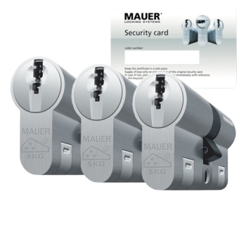 Mauer DT1+ cilinder met kerntrekbeveiliging (3x) - SKG***
