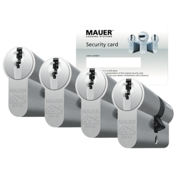 Mauer DT1 cilinder met kerntrekbeveiliging (4x) - SKG***