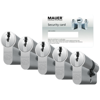 Mauer DT1 cilinder met kerntrekbeveiliging (5x) - SKG***
