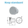 Mauer halve knopcilinder (1x)