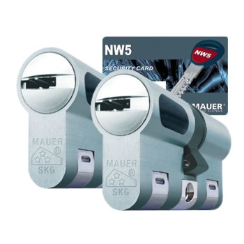 Mauer New Wave 5 cilinder met kerntrekbeveiliging (2x) - SKG***