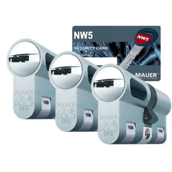 Mauer New Wave 5 cilinder met kerntrekbeveiliging (3x) - SKG***