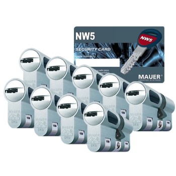 Mauer New Wave 5 cilinder met kerntrekbeveiliging (9x) - SKG***