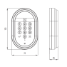 Mauer SMARTair wandlezer met keypad