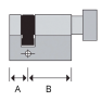 Mauer halve knopcilinder (1x)