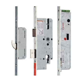 KFV meerpuntssluiting AS2502 (W267) - elektronisch zelfvergrendelend (Genius EA) - RVS voorplaat recht 2400 mm - DM55 PC72 - SKG***