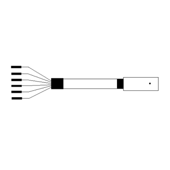 KFV deurkabel type F 4 meter t.b.v. Genius meerpuntssluitingen