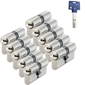 Mul-T-Lock Interactive+ cilinder met kerntrekbeveiliging (10x) - SKG***