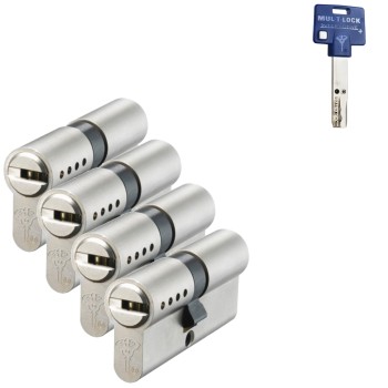 Mul-T-Lock Interactive+ cilinder met kerntrekbeveiliging (4x) - SKG***