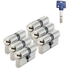 Mul-T-Lock In&shy;ter&shy;ac&shy;ti&shy;ve+ ci&shy;lin&shy;der met kern&shy;trek&shy;be&shy;vei&shy;li&shy;ging (6x) - SKG***