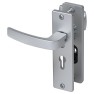Nemef 3405-2 kortschild deurbeslag met kerntrekbeveiliging - knop/kruk - F1 - PC55 LS - SKG***