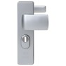 Nemef 3405-2 kortschild deurbeslag met kerntrekbeveiliging - knop/kruk - F1 - PC55 LS - SKG***