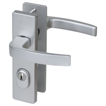 Nemef 3407-2 kortschild deurbeslag met kerntrekbeveiliging - kruk/kruk - F1 - PC72 - SKG*** Nemef 3407-2 kortschild deurbeslag met kerntrekbeveiliging - kruk/kruk - F1 - PC72 - SKG***