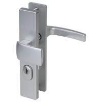 Nemef 3415-2 deurbeslag met kerntrekbeveiliging - knop/kruk - F1 - PC72 LS - rechthoekig - SKG***