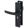 Nemef 3415-2 deurbeslag met kerntrekbeveiliging - knop/kruk - zwart - PC55 RS - rechthoekig - SKG***