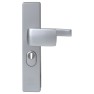 Nemef 3415-2 deurbeslag met kerntrekbeveiliging - knop/kruk - F1 - PC55 RS - rechthoekig - SKG***
