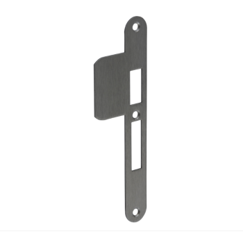 Nemef VP4119/17 - sluitplaat met verlengde lip - RVS - afgerond - dag/nachtschoot - DR. 2+4