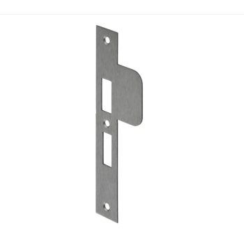 Nemef VP646/17 sluitplaat met verlengde lip - RVS - rechthoekig - DR.1+3