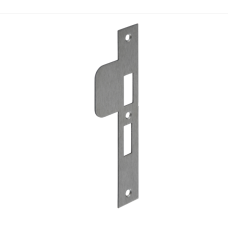 Ne&shy;mef VP4119/17 - sluit&shy;plaat met ver&shy;leng&shy;de lip - RVS - recht&shy;hoe&shy;kig - dag/nacht&shy;schoot - DR. 2+4