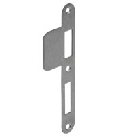 Nemef VP646/17 sluitplaat met verlengde lip - RVS - afgerond - DR.2+4