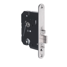 Ne&shy;mef 4100 Plus met zelf&shy;slui&shy;ten&shy;de blok&shy;schoot - DR. 2+4 - doorn&shy;maat 50 PC 55 - voor&shy;plaat af&shy;ge&shy;rond - SKG**