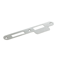 Sluitplaat Nemef RVS afgerond P646/17 DR. 1+3 insteekslot