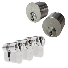 Om&shy;bouw&shy;set + 3 x DOM Sig&shy;ma Plus ci&shy;lin&shy;der