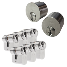 Om&shy;bouw&shy;set + 6 x DOM Sig&shy;ma Plus ci&shy;lin&shy;der