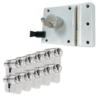 Oplegslot + (10x) DOM Sigma Plus cilinder