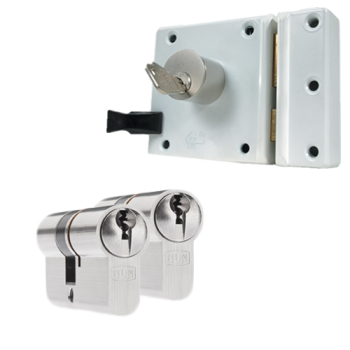 Oplegslot + 2 x DOM Sigma Plus cilinder