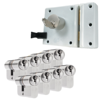 Oplegslot + 8 x DOM Sigma Plus cilinder