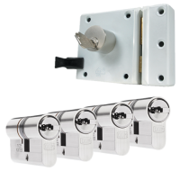 Oplegslot + 4 x DOM ixGamma cilinder