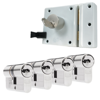 Oplegslot + 4 x DOM ixGamma cilinder