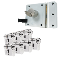 Oplegslot + 7 x DOM ixGamma cilinder