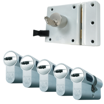 Oplegslot + 5 x Mauer New Wave 4