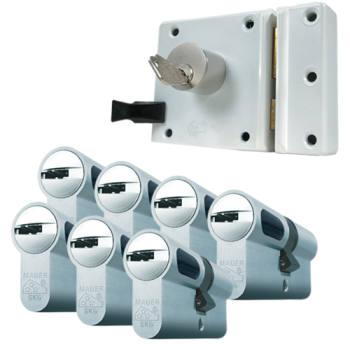 Oplegslot + 7 x Mauer New Wave 4