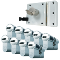 Oplegslot + 9 x Mauer New Wave 4
