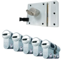 Oplegslot + 5 x Mauer New Wave 5