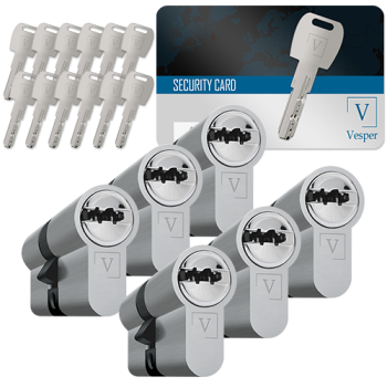 Vesper Extreme+ cilinder met kerntrekbeveiliging (6x)