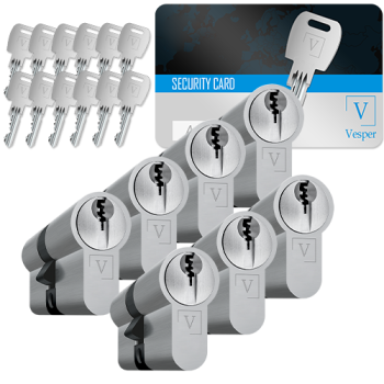 Vesper Secure+ cilinder met kerntrekbeveiliging (7x)