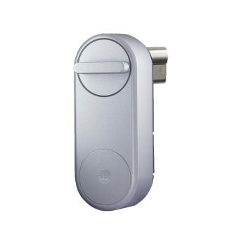 Yale Linus zilver + NF3+ cilinder met kerntrekbeveiliging (1x) - SKG***