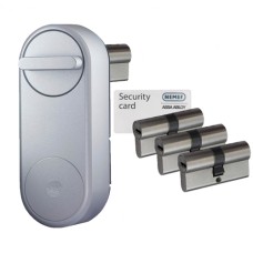 Ya&shy;le Li&shy;nus zil&shy;ver + NF4 ci&shy;lin&shy;der met kern&shy;trek&shy;be&shy;vei&shy;li&shy;ging (4x) - SKG***