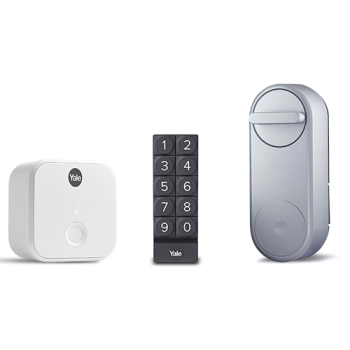 Yale Linus zilver - Keypad + Bridge combo Yale Linus zilver - Keypad + Bridge combo