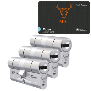 M&C Move cilinder met kerntrekbeveiliging (3x) - SKG***
