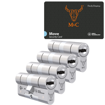 M&C Move cilinder met kerntrekbeveiliging (4x) - SKG***
