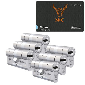 M&C Move cilinder met kerntrekbeveiliging (6x) - SKG***